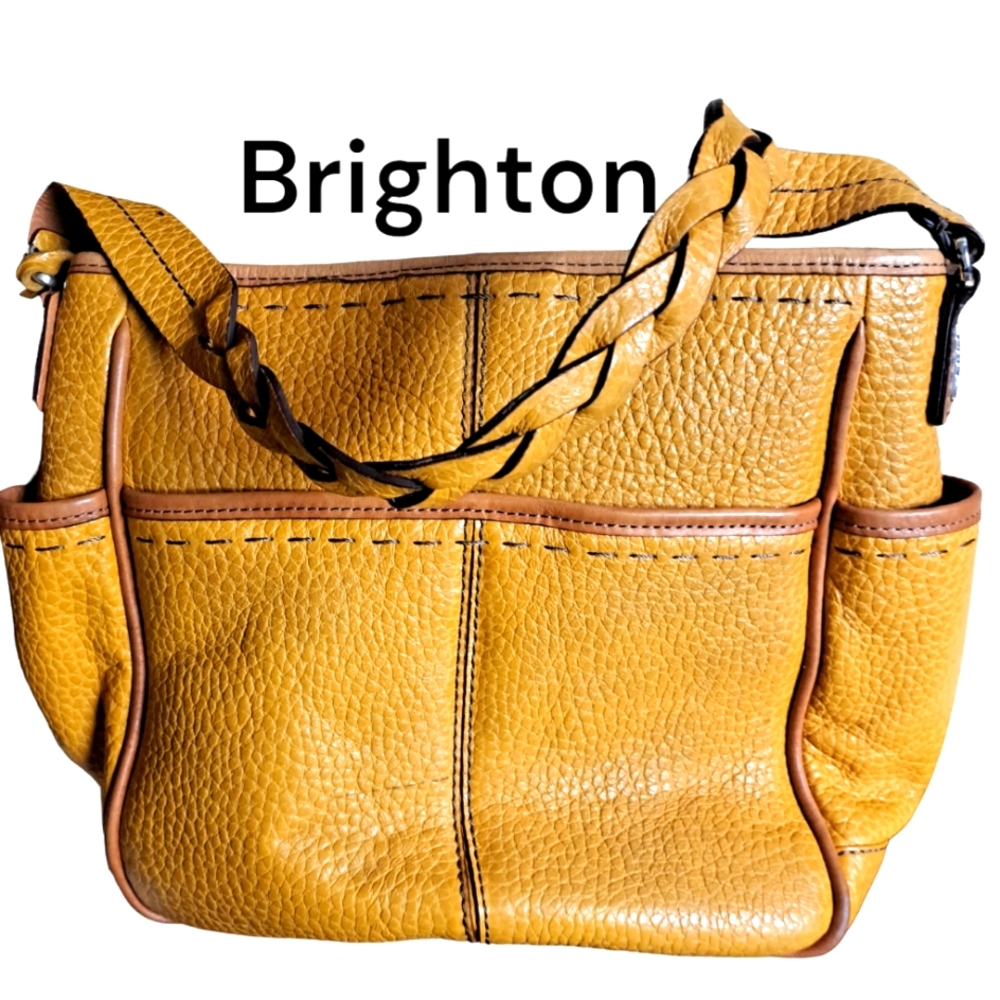 Brighton yellow Leather Purse